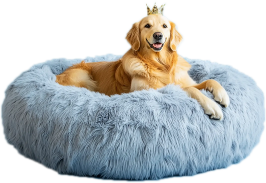 Fluffy hundeseng-kongen