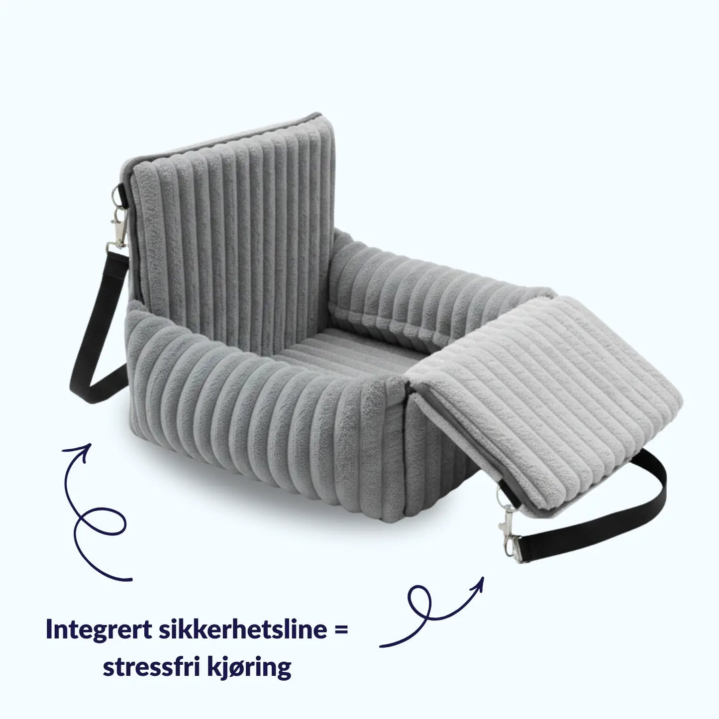 MrFluffyFriend - Trygt bilsete for hund