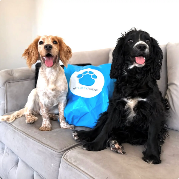 Slik pakker du ut og  tar vare på ditt   MrFluffyFriend-produkt 🐾