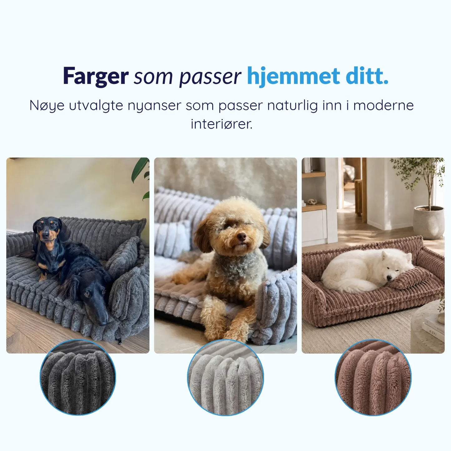 MrFluffyFriend - Ortopedisk og vaskbar hundesofa