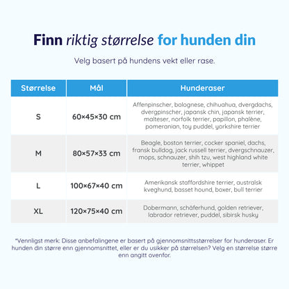 MrFluffyFriend - Ortopedisk og vaskbar hundesofa